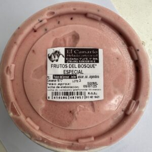 Helado "FRUTAS DEL BOSQUE ESPECIAL"